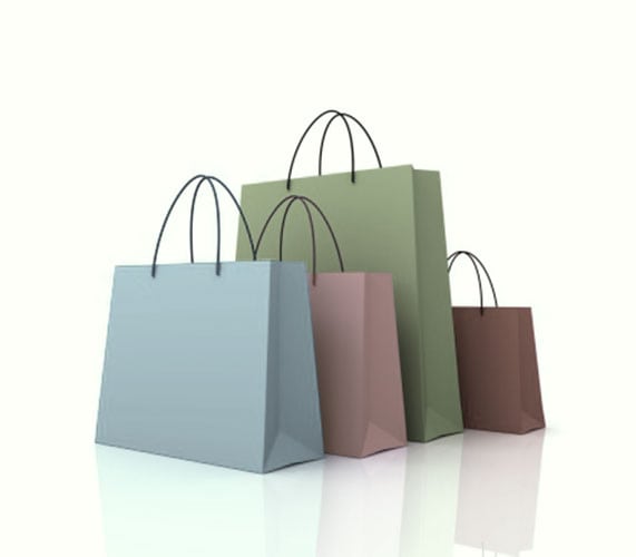 A picture of some shopping bags