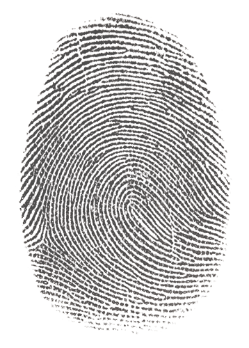 A large fingerprint